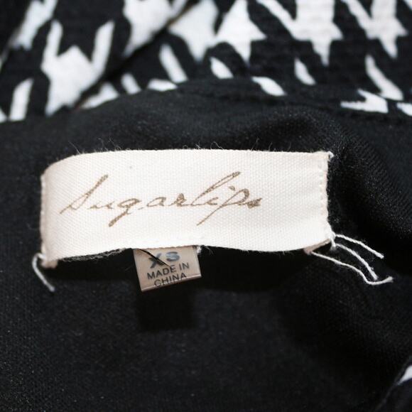 Sugarlips Houndstooth Flare Mini Skirt - Picture 3 of 4